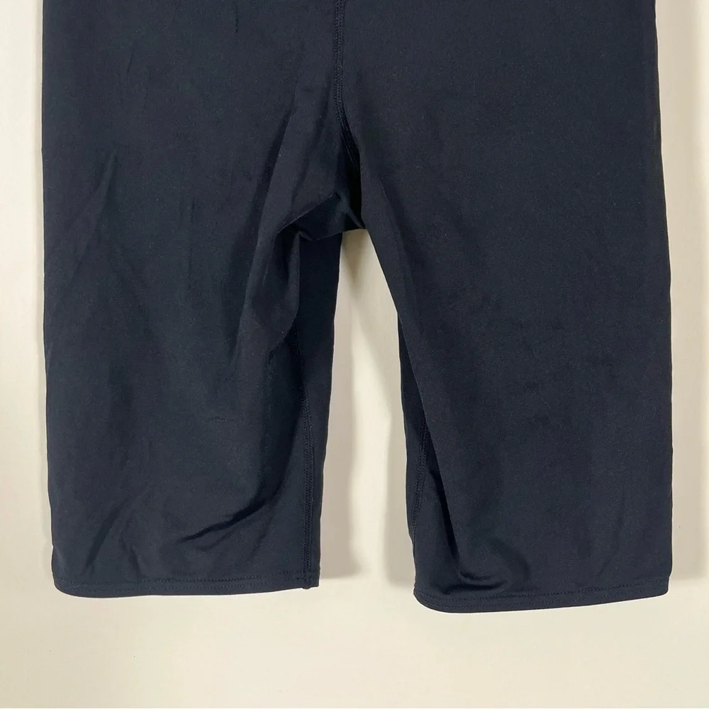 TYR Boys Durafast Elite Jammer Swimsuit Solid Black Swim Size 26****